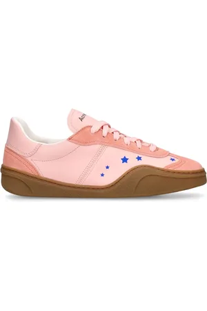 Acne Studios Bars Stars Leather Sneakers