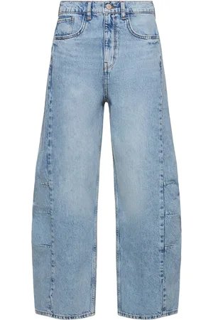 Triarchy Ms. Walker Mid Rise Wide Denim Jeans