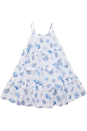 MONNALISA Printed Cotton Muslin Dress