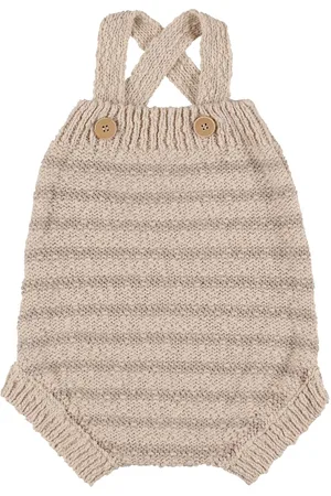 1+ IN THE FAMILY Cotton & Linen Knit Romper
