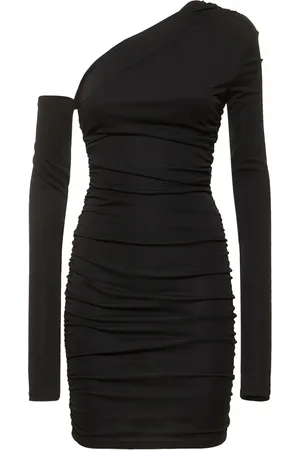 The Andamane Olimpia Draped Stretch Jersey Midi Dress