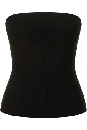 Monot Strapless Crepe Bustier Top