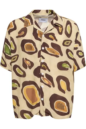 BONSAI Printed Viscose Oversize S/s Shirt