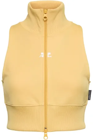 Courrèges Interlock Tracksuit Cropped Vest