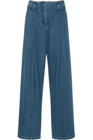 Golden Goose Journey Cotton Denim Wide Jeans