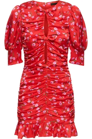 ROTATE Tulliana Printed Viscose Mini Dress