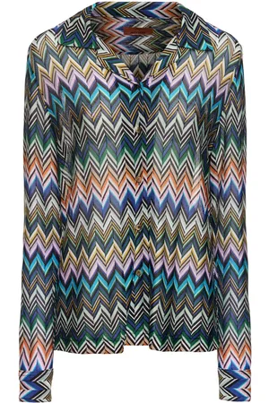 Missoni Chevron Viscose Long Sleeve Shirt