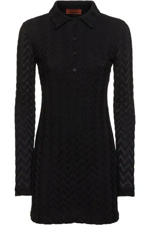 Missoni Chevron Cotton Blend Mini Dress