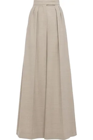 Max Mara Entrata Wool Wide Pants