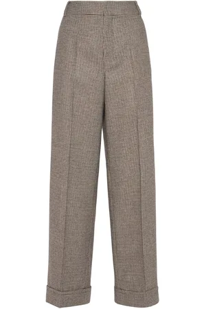 Max Mara Lilly Houndstooth Straight Pants
