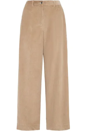 Max Mara Udine Velvet Wide Leg Pants