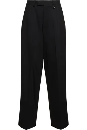 GIUSEPPE DI MORABITO Stretch Wool Wide Pants
