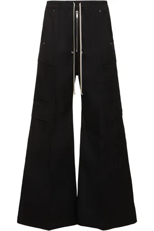 Rick Owens Cargobelas Cargo Stretch Cotton Pants