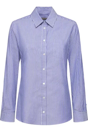 Max Mara Piadena Striped Poplin Shirt