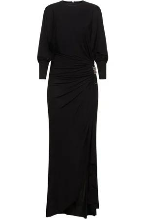 CHRISTOPHER ESBER Helix Draped Viscose Long Dress