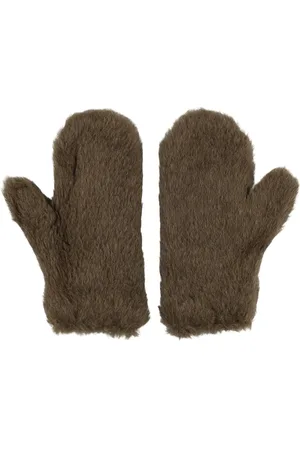 Max Mara Lvr Exclusive Ombrato Teddy Gloves
