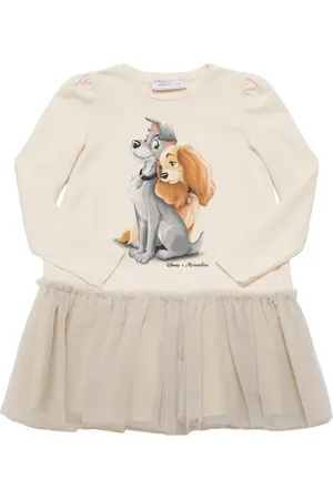 MONNALISA Lady And The Tramp Print Dress