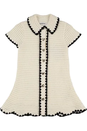 Self-Portrait Cotton Blend Crochet Dress
