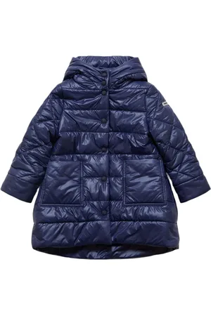 MONNALISA Hooded Poly Puffer Jacket