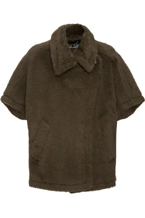 Max Mara Tebe1 Alpaca & Wool Blend Teddy Cape