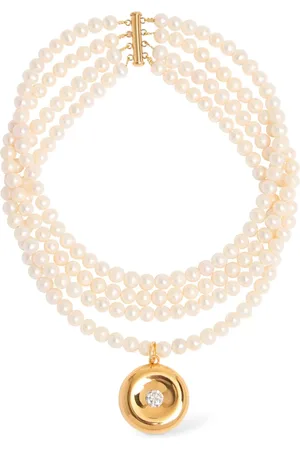 Timeless Pearly Pearl & Crystal Necklace