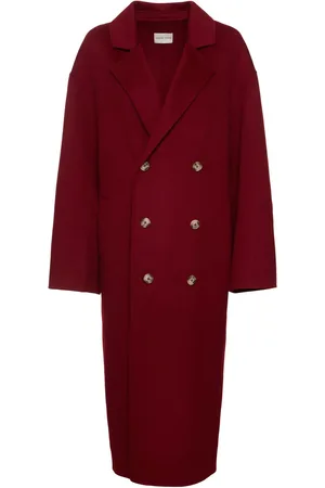 Loulou Studio Borneo Double Breast Wool Long Coat