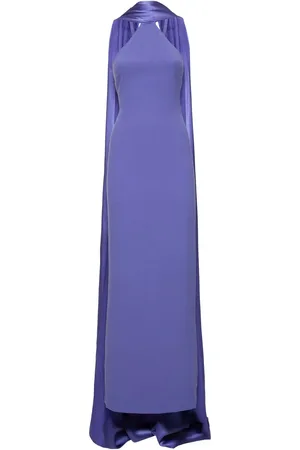 Solace Ophelia Crepe & Satin Maxi Dress