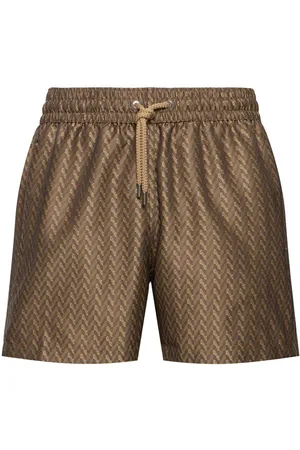 Frescobol Carioca Sport Herringbone Jacquard Swim Shorts