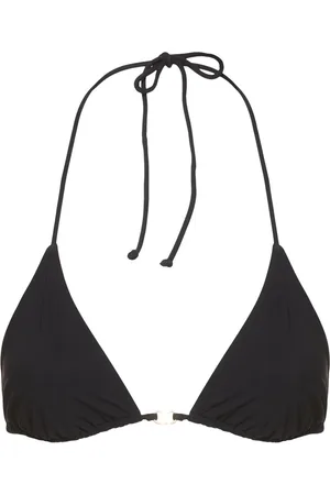 Tory Burch Solid Gemini Link String Bikini Top