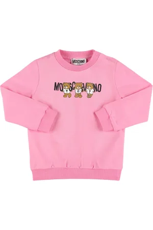 Moschino Printed Cotton Crewneck Sweatshirt