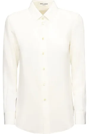 Saint Laurent Silk Crepe De Chine Shirt