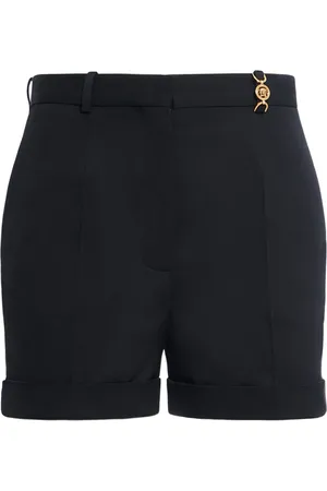 VERSACE Stretch Wool Shorts