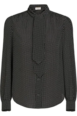 Saint Laurent Silk Shirt W/ Tie