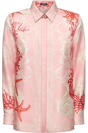 VERSACE Printed Silk Twill Shirt