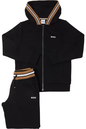 HUGO BOSS Cotton Blend Zip Sweatshirt & Sweatpants