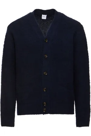 Aspesi Brushed Shetland Wool Cardigan
