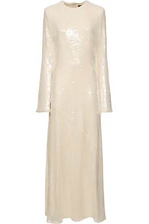 ROTATE Embellished Long Sleeve Maxi Dress