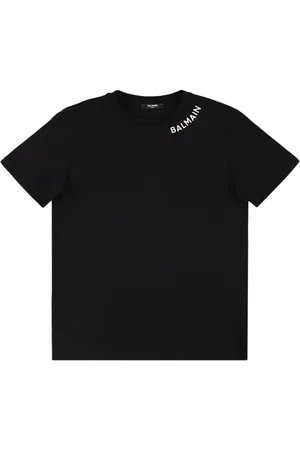 Balmain Cotton Jersey T-shirt W/ Logo