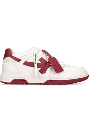 OFF-WHITE Out Of Office Leather Low Top Sneakers