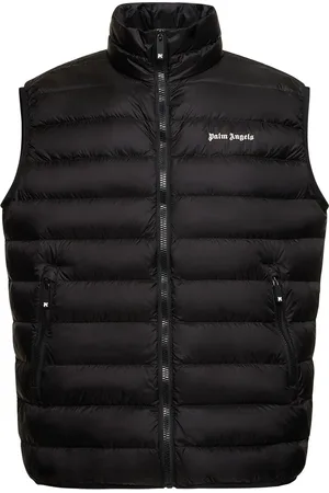Palm Angels Classic Logo Nylon Puffer Vest