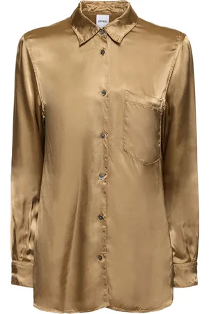 Aspesi Viscose Satin Regular Fit Shirt