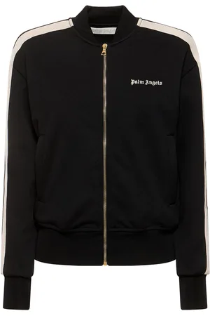 Palm Angels Classic Logo Nylon Bomber Track Jacket