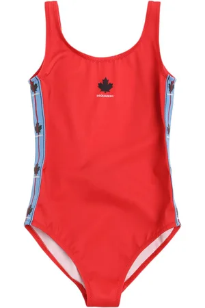 Dsquared2 Logo Print One Piece Swimsuit