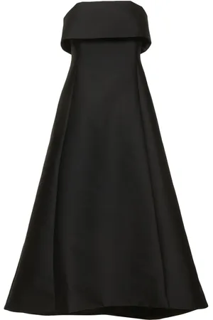 Totême A-line Wool Blend Midi Dress