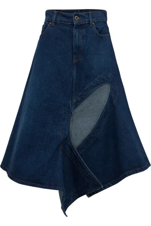Y / PROJECT Asymmetric Slit Midi Skirt