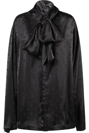 Balenciaga Hooded Viscose Shirt