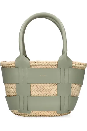 DeMellier Mini Santorini Raffia Tote Bag