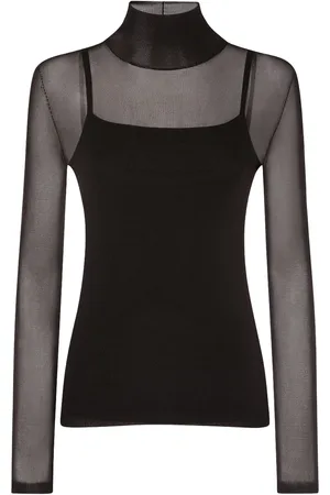 Max Mara Fatuo Jersey L/s Knit Top W/ Tank Top