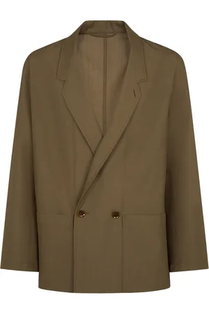 LEMAIRE Double Breast Wool Blend Jacket
