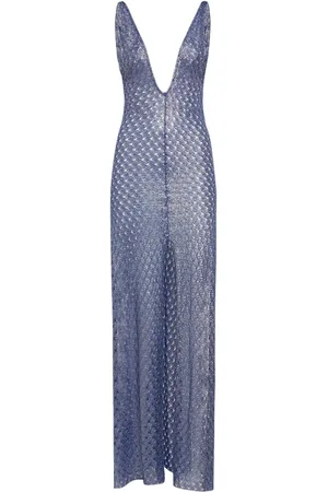 Missoni Sequined V-neck Long Dress